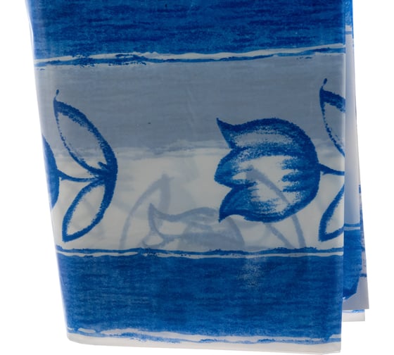 Штора для ванной Delphinium WS-804 А-11 голубая, 180х180 104044 1