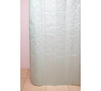 Штора для ванной Delphinium WS-816 Н-0 белая, 180х200 104056