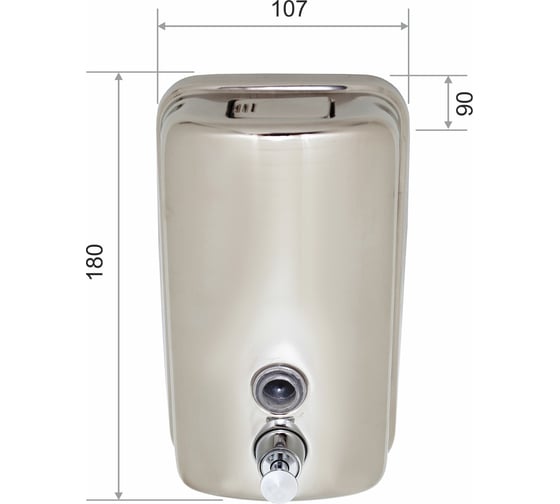 Дозатор для жидкого мыла Delphinium ТМ802 700ml 102150