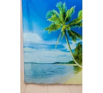 Штора для ванной Delphinium WS-817 пальма, 180х180 104114