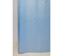 Штора для ванной Delphinium WS-816 Н-3 голубая, 180х200 104053