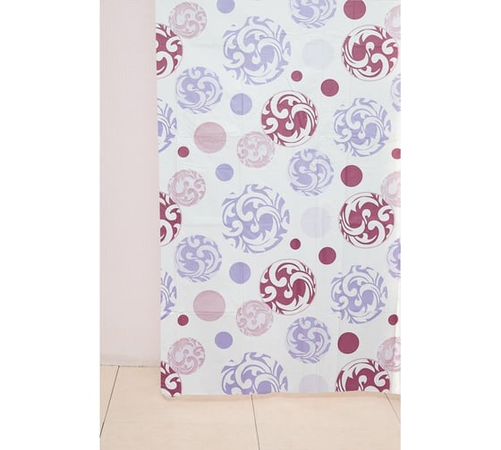 Штора для ванной Delphinium WS-800 мираж, 180х180 104148