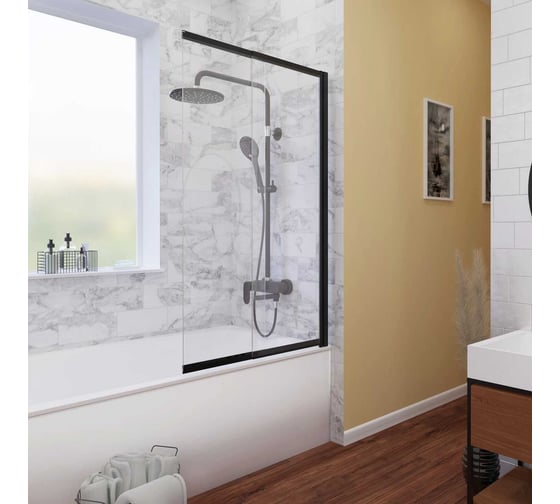Стеклянная шторка WasserKraft Dill 61S02-80 WasserSchutz 61S02-80WS