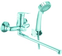 Смеситель для ванны KONNER BLZ1600 BLITZ с длинным изливом, с аксессуарами 6088149