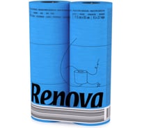 Туалетная бумага Renova 3 слоя, 6 рулонов MAXI Blue 5601028024976