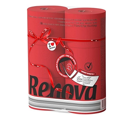 Туалетная бумага Renova 3 слоя, 6 рулонов MAXI Red 5601028025058 1