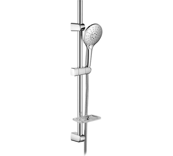Душевой гарнитур Elghansa 800 мм, с мыльницей и лейкой PK-024-Chrome SB-74S