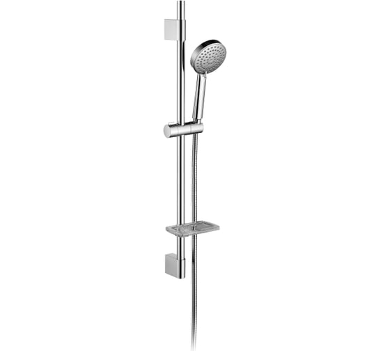 Душевой гарнитур Elghansa 800 мм, с мыльницей и лейкой MB-100-Chrome SB-91S