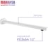 Кронштейн для верхнего душа Elghansa 400х40х15 мм, SoftLine CR-54-White 2