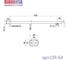 Кронштейн для верхнего душа Elghansa 400х40х15 мм, SoftLine CR-54-White 4