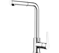 Смеситель для кухни Fima Carlo Frattini Kitchen с выдвижной лейкой, белый матовый, аналог F7029NOTBS, F7029WOTBS