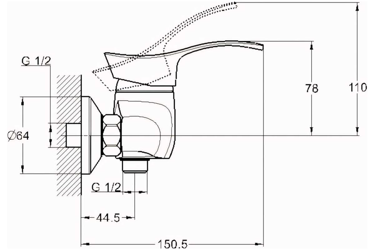 Смеситель для душа Solone LUN5-A031 - выгодная цена, отзывы ...
