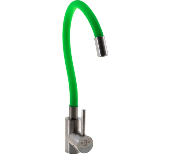 Смеситель для кухни Solone с гибким цветным изливом EZA4-F090GN