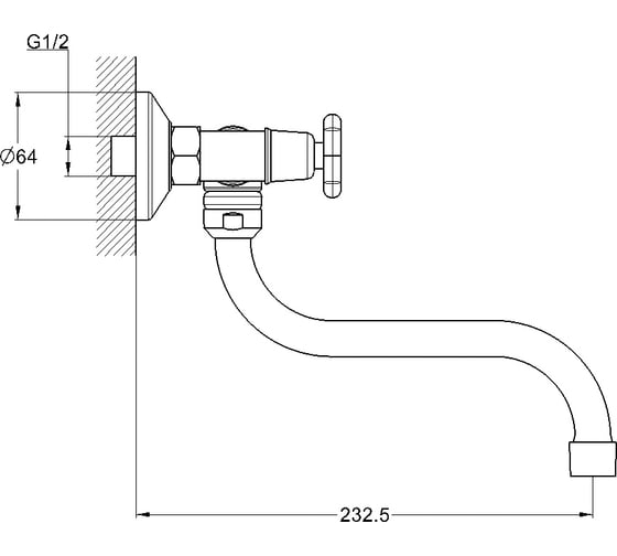 Смеситель для кухни Solone JIK12-A102-A