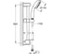Душевой гарнитур Grohe Tempesta New IV с полочкой, душевая штанга 600 м 28593002 2