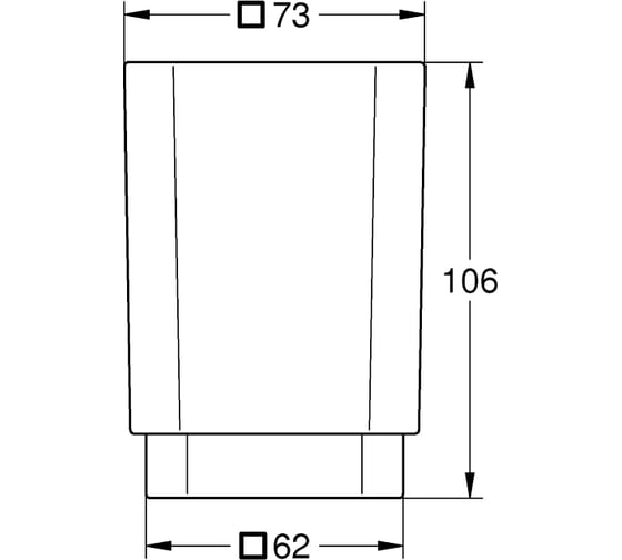 Стакан Grohe Selection Cube 40783000