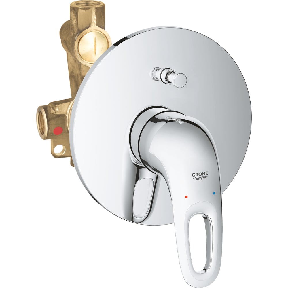 Смеситель для ванны Grohe Eurostyle 2015 скрытый монтаж 33637003 ...