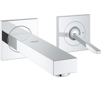Смеситель для раковины Grohe Eurocube Joy на 2 отверстия настенный монтаж 19997000