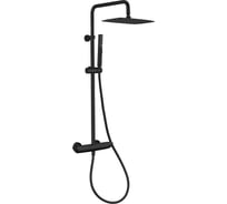 Душевая система ALLEN BRAU 5.21032-31 INFINITY 4.0 термостат Vernet верхний душ Slim 300 мм, черный матовый 00314370