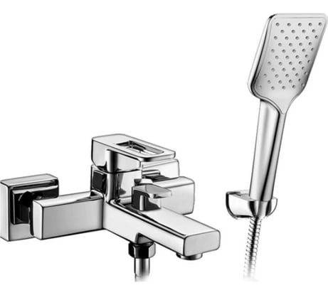 Смеситель для ванны Elghansa однорычажный, с душевым комплектом 2320233