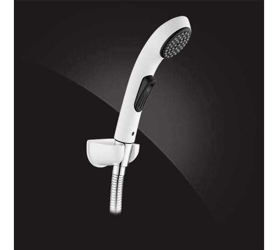 Встраиваемый смеситель с набором для гигиенического душа Elghansa Terrakotta 34C0786-White /Set-51