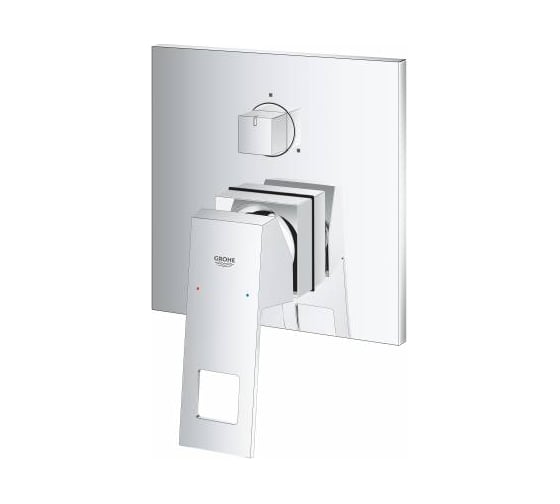 Смеситель для ванны Grohe Eurocube однорычажный, с переключателем на 3 положения 24094000