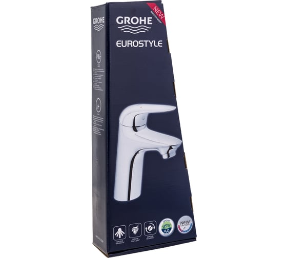 Смеситель для раковины Grohe Eurostyle 2015 Solid гладкий корпус S-Size 23715003