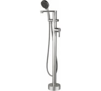 Напольный смеситель Aquanet AF210-94S Steel сталь, сатин 00242969