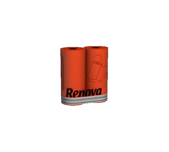 Бумажные полотенца Renova 2 слоя 2 рулона, 80 отрывов 5601028011099 1