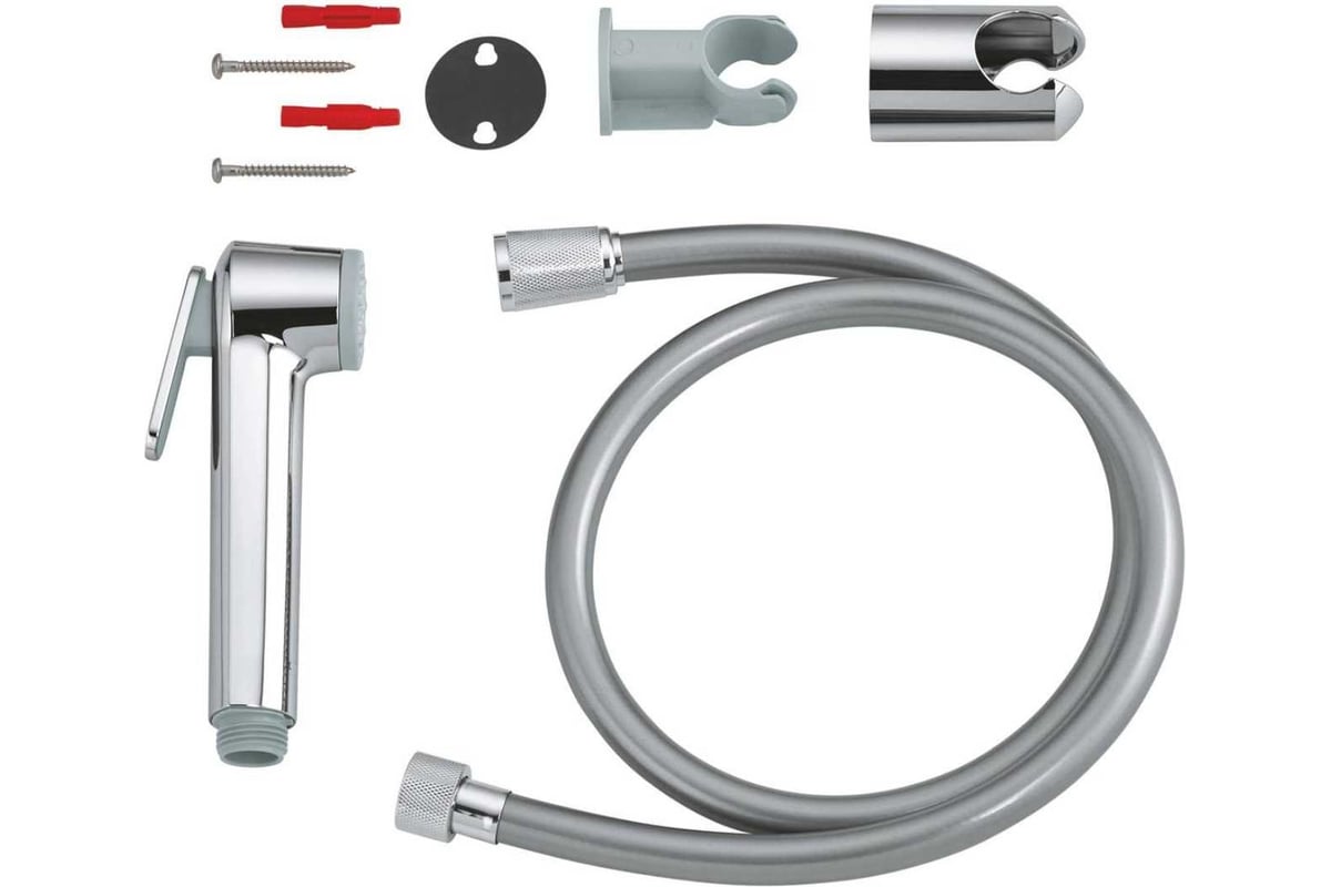 Душевой набор с гигиеническим душем, душевой шланг Grohe Tempesta-F ...