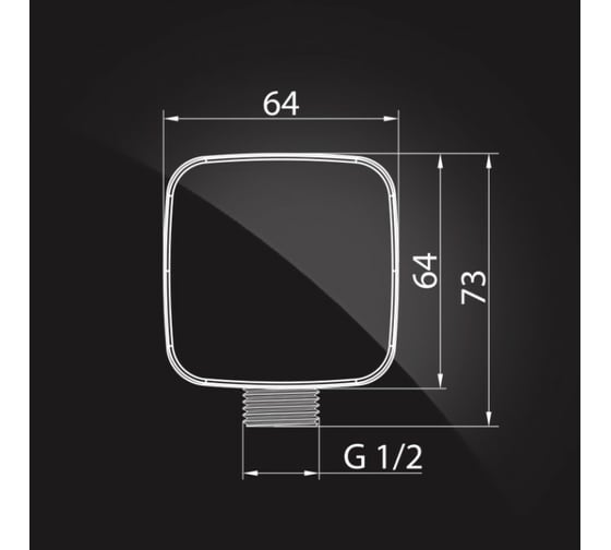 Встраиваемый смеситель с набором для гигиенического душа Elghansa Terrakotta 34C0786-Black /Set-84