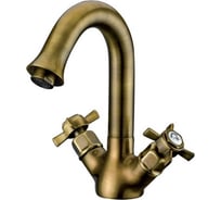 Смеситель для умывальника Elghansa двухвентильный BRONZE 1902660-Bronze