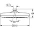 Верхний душ Grohe Tempesta 210 9.5 л/мин 26410000 2