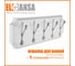Панель Elghansa пластик с 5 круглыми крючками HRM-690-White/Chrome 1
