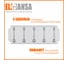 Панель Elghansa пластик с 5 круглыми крючками HRM-690-White/Chrome 4