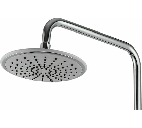 Душевая колонна круглый верхний душ Aquanet AF320-72-R-C Logic пластик, смеситель с изливом, хром 00243326