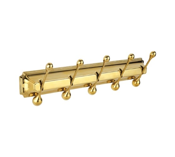 Панель Elghansa с 5 круглыми крючками HRM-950-Gold