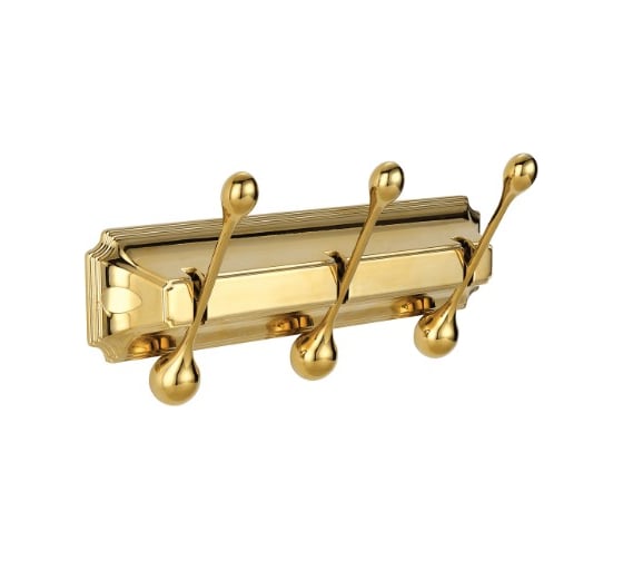 Панель Elghansa с 3 круглыми крючками HRM-930-Gold 1