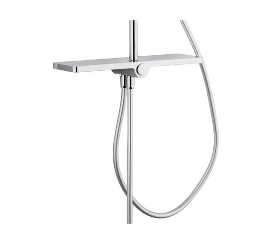 Душевая колонна квадатный верхний душ Aquanet AF430-70-S-C Pragmatic S пласт. 250х250 мм 00243323