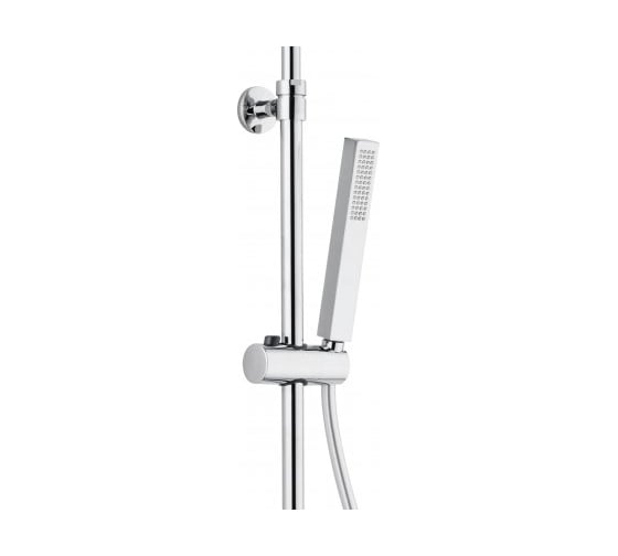 Душевая колонна квадатный верхний душ Aquanet AF430-70-S-C Pragmatic S пласт. 250х250 мм 00243323