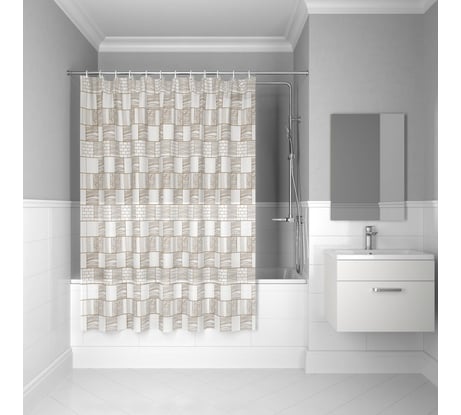 Штора для ванной комнаты IDDIS 180х180 см, PEVA P30PV11i11