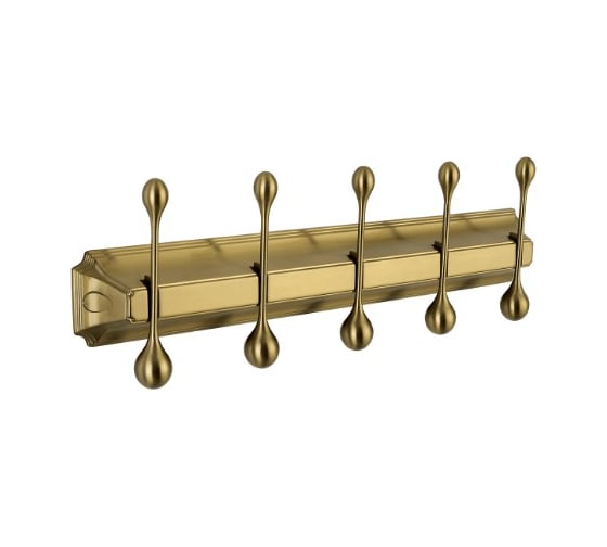 Панель Elghansa с 5 круглыми крючками HRM-950-Bronze 1