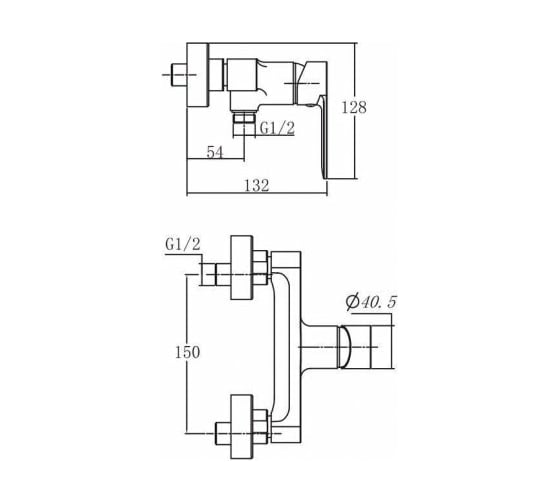 Смеситель для душа Aquanet AF300-30B Passion черный матовый 00243296