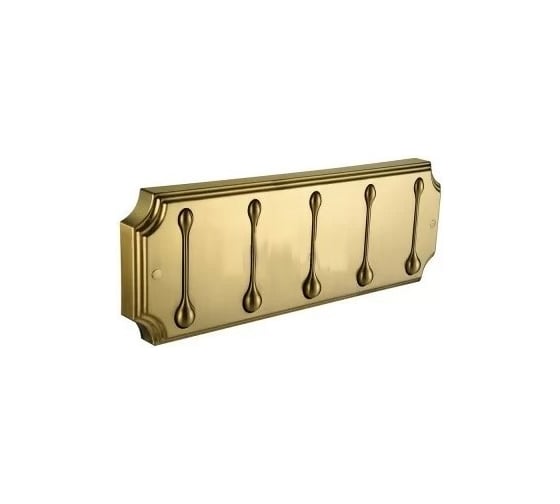 Панель Elghansa пластик с 5 круглыми крючками HRM-690-Bronze 1