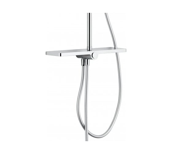 Душевая колонна Aquanet AF430-70-R-C Pragmatic R круглый верхний душ. пластиковая, полочка, хром 00243322