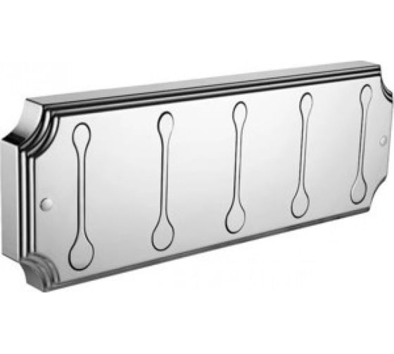 Панель Elghansa пластик с 5 плоскими крючками HRM-670-Chrome