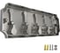 Панель Elghansa пластик с 5 плоскими крючками HRM-670-Chrome 7