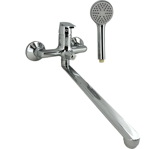 Смеситель для ванны OUTE с длинным изливом 35 см, хром, латунь T20963