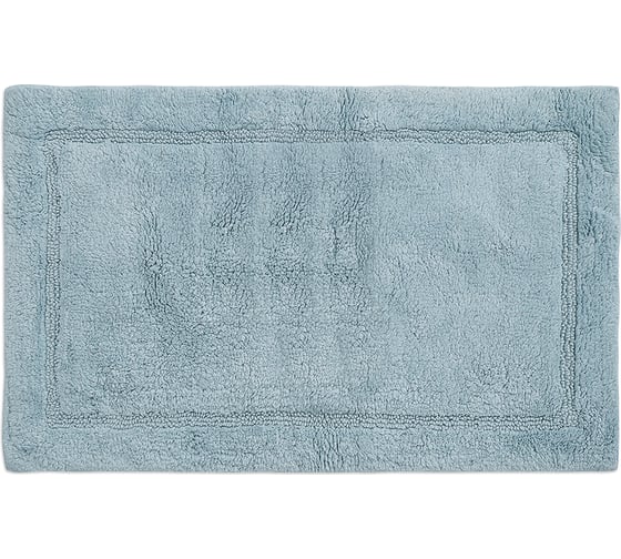 Коврик для ванной Tkano Essential из хлопка, ворсовый, голубого цвета, 50x80 см TK23-BM0007 1