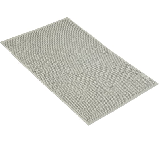Коврик для ванной Tkano Essential фактурный, светло-серого цвета, 50x80 см TK23-BM0002
